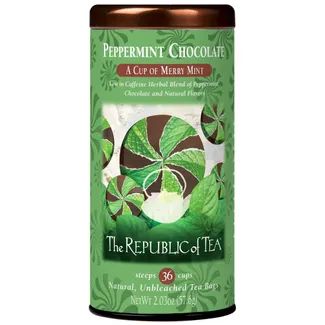 Seasonal Teas | The Republic of Tea The Republic Of Tea, Peppermint Chocolate, Best Herbal Tea, Caffeine Free Tea, Tea Varieties, Rooibos Tea, Peppermint Tea, Peppermint Leaves, Free Tea