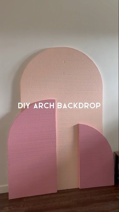 DIY ARCH BACKDROP 🌸🎊  #archbackdrop #archbackdroptutorial #diyproject Diy Pvc Wedding Arch, Arch Frame Backdrop, How To Make Arches Backdrop, Diy Stand Backdrop, How To Make A Pvc Backdrop Stand, Easy Backdrops Diy, How To Diy Arch Backdrop, Diy Birthday Party Backdrop Ideas, Arch Backdrop Panels Diy Foam