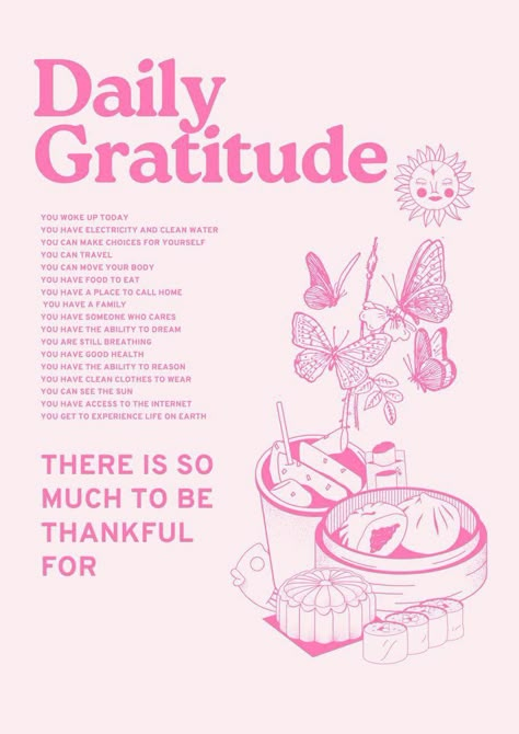 gratitude selfcare vanilla girl pink aesthetic barbie makeup yoga princess christian pinterest clean girl Trendy Printable Wall Art, Room Decor Prints Free Printables, Quotes To Print Wall Art, Daily Gratitude Poster, Cute Posters For Dorm, Living Room Posters Printable, Pink Wall Poster Prints, Light Pink Poster Prints, Printable Posters Wall Art Bedroom