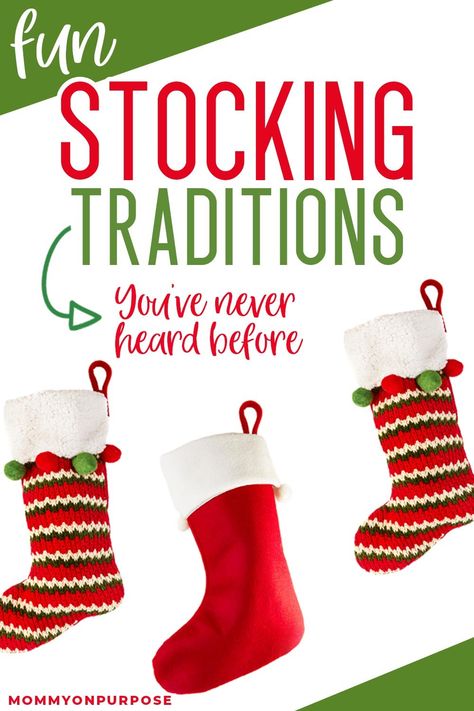 Looking for somekid  Christmas stocking tradition ideas? Here are some stocking ideas that you can do to get into the holiday spirit with your kids this year. #mommyonpurpose #christmas #christmastraditions #christmaswithkids #momlife #holidays Christmas Tradition Ideas, Christmas Traditions Kids, Tradition Ideas, Newborn Sleep Schedule, Stocking Ideas, Kid Christmas, Kids Fever, Stockings Christmas, Newborn Hacks