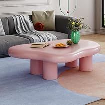 Cloud Coffee Table, Cloud Coffee, Cloud Shape, Cute Furniture, Pink Coffee, Pop Art Design, Cloud Shapes, Chic Living Room, Modern Coffee Table