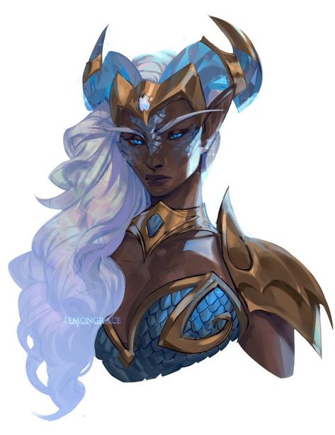 Blue Dragon Human Form, Blue Dragon Drawing, Ice Tiefling, Elemental Character Design, Half Dragon Female, Blue Dragon Art, Dragon Human Form, Blue Tiefling, World Of Warcraft Dragonflight