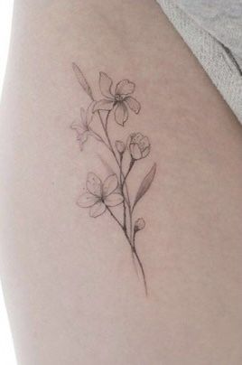 2022 Tattoo Ideas, Sampaguita Tattoo, Tattoo Ideas 2022, Jasmine Tattoo, Flower Tattoo On Ribs, Jasminum Sambac, Meaningful Wrist Tattoos, Flower Wrist Tattoos, Tattoo Minimalist