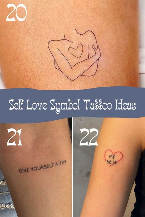 73+ Self Love Tattoo Quotes + Ideas {Love Yourself} - Tattoo Glee Love Your Body Tattoo, Self Love Symbol Tattoo, Love Tattoo Quotes, Tattoo Quotes Ideas, Self Healing Tattoo Ideas, Healing Tattoo Ideas, Self Love Symbol, Selflove Tattoo, Inner Peace Tattoo