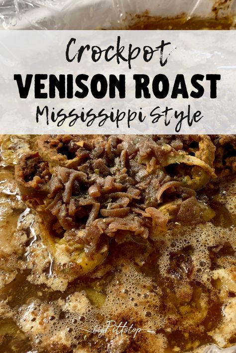 Venison Crockpot, Deer Roast Crockpot, Venison Roast Crockpot, Venison Recipes Crockpot, Roast Mississippi, Venison Stroganoff, Deer Roast, Slow Cooker Venison, Deer Steak