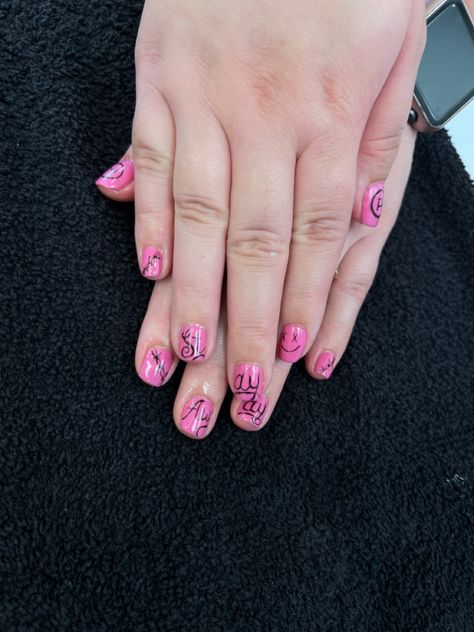 I did these post malone nails for a client when she saw posty in concert. They matched her post malone crocs 🥹 #postmalone #nailart #nails Post Malone Nails Design, Post Malone Nails, Post Malone Artwork, Better Now Post Malone, Dotting Drawing, Post Malone With Braids, Post Malone Recent Pictures, Beetles Gel Polish, Gel Polish Nail Art