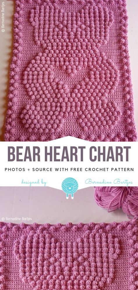 Crochet Bobbles Ideas Free Patterns | Wool Pattern Crochet Bear Afghan Pattern Free, Crochet Bobble Blanket, Bobble Stitch Crochet Blanket, Graphghan Patterns, Bobble Blanket, Bobble Stitch Crochet, Bobble Crochet, Crochet Bobble, Crochet Graphs