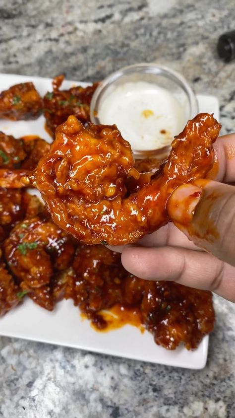 Honey Shrimp, Fried Shrimp Recipes, Honey Chipotle, Night Food, Shrimp Recipes Easy, Recipes Appetizers And Snacks, Fried Shrimp, Fair Food Recipes, Food Recepie