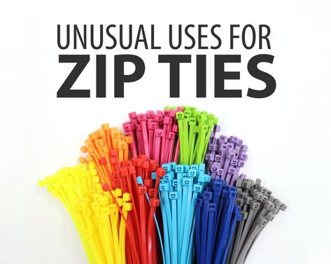 Unusual Uses for Zip Ties: 12 Steps (with Pictures) Weird Ideas, Cleaning Baseboards, Tie Ideas, Wire Netting, Tool Tips, Workshop Tools, Workshop Garage, Tie Organization, Survival Quotes