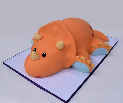 Triceratops Cake Dinosaur Birthday, Triceratops Birthday Cake, Triceratops Cute, Triceratops Cake, Triceratops Birthday, Dino Cakes, Cute Birthday Cake, Snake Cakes, Dino Cake