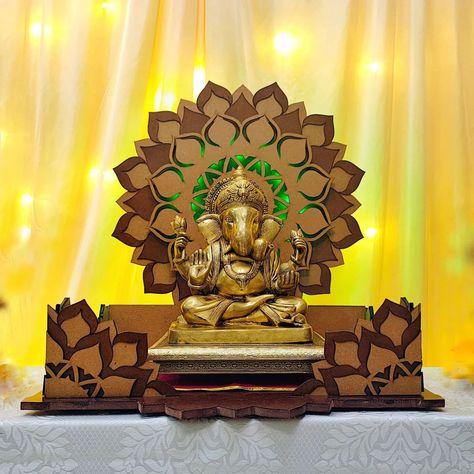 Get ready for the Ganpati festival with our eco-friendly MDF makhars! Say no to thermocol and embrace sustainability this season. Order yours today!"🚨 (Note : Murti is for reference purpose only)* . . . Mandala Makhar (Led light) ✨ . . Shop now at kraftnest.in . . 🏡 Grab yours before 17thAugust. Delivery in September for a joyous celebration! 🚚 ✅ Premium Quality MDF ✅ Thoughtfully Designed ✅ Easy to Set-Up ✅ Free Shipping ✅ Eco-friendly #ganpati #ganpatidecoration #ganpatibappamorya #b... Ganesha Mandala, Ganpati Festival, Ganesh Utsav, Ganpati Decoration, Joyous Celebration, Designer Dresses Casual, Ganesh Chaturthi, Lord Ganesha, Set Up