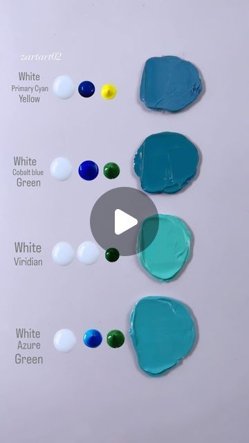 How To Make Teal Color, How To Make Blue Color, Mixing Paint Colors Acrylic, Mix Color Paint, Colour Mixing Chart, Acrylic Paint Mixing, Skin Color Chart, How To Mix Colors, Colors Mixing