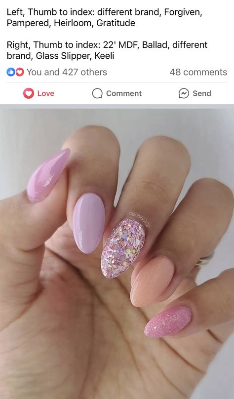 Glamrdip Nail Ideas, Pink Beach Nails Almond, Vacation Nails Beach Mexico Almond, Beach Nails Vacation Simple Pink, Nail Candy, Glow Nails, Vacation Nails, Cute Gel Nails, Pastel Nails