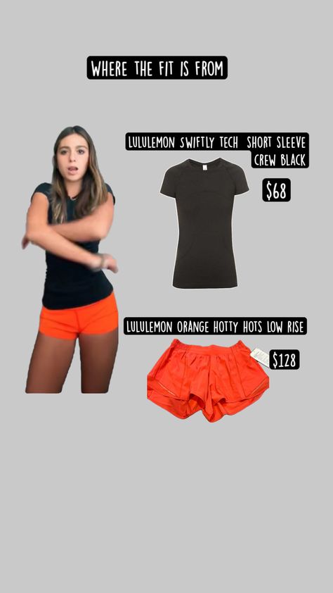 Swiftly Tech Outfit, Lululemon Black Swiftly, Black Swiftly Tech, Tech Outfit, Cute Middle School Outfits, Lululemon Swiftly Tech Short Sleeve, Middle School Outfits, Swiftly Tech Short Sleeve, Lululemon Outfits