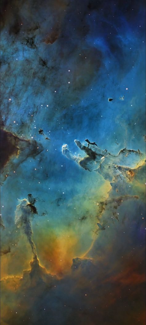 The Pillars Of Creation, Space Aesthetics, Galaxia Wallpaper, Pillars Of Creation, Galaxy Aesthetic, Eagle Nebula, Galaxy Images, Trippy Visuals, M 16