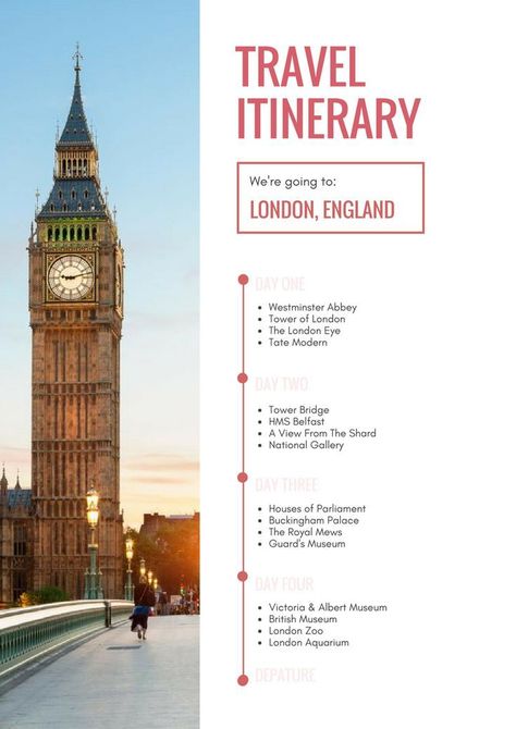 A children friendly travel itinerary Itinerary Design, Travel Itinerary Planner, London England Travel, London Holiday, Itinerary Planner, London Guide, London Vacation, London Trip, Last Words