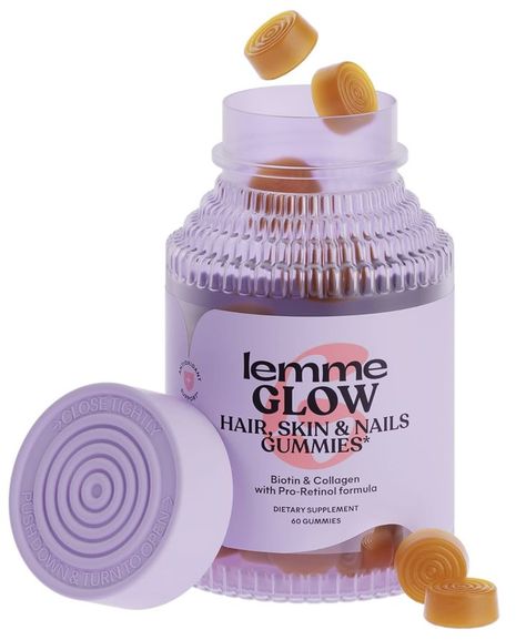 kourtney kardashian Multi-Collagen Peptides Lemme Glow Gummies | Biotin & Collagen Hair Gummies for Strong | Multi-Collagen Peptides Zinc Vitamins, Hair Gummies, Glow Hair, Iconic Duo, Summer Wishlist, Lustrous Hair, Body Hygiene, Xmas Wishlist, Collagen Supplements