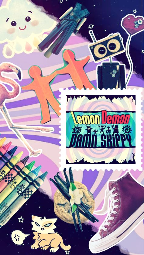 #LemonDemon #DamnSkippy Demon Aesthetic, News Microphone, Lemon Demon, Making Music, Loving U, Cool Wallpaper, Music Bands, Pretty Wallpapers, Phone Wallpaper