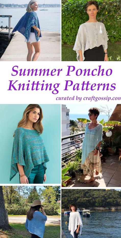 Easy Knit Poncho Free Pattern Simple, Free Knitted Poncho Patterns, Knitted Poncho Patterns Free Easy, Poncho Knitting Patterns Free, Knitting Pattern Poncho, Knitted Poncho Patterns Free, Easy Poncho Knitting Pattern, Poncho Knitting, Summer Poncho