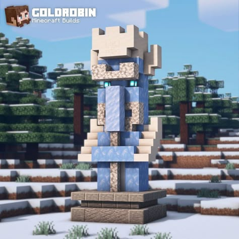 If you’re looking for awesome Minecraft statue builds, stick around. I’ve got some creative statue builds to share with you. Minecraft Ice Sculpture, Minecraft Guard Statue, Minecraft Bear Build, Statue Ideas Minecraft, Minecraft Water Statue, Minecraft Parrot Statue, Minecraft Wolf Statue, Elf Minecraft Builds, Minecraft Villager Statue