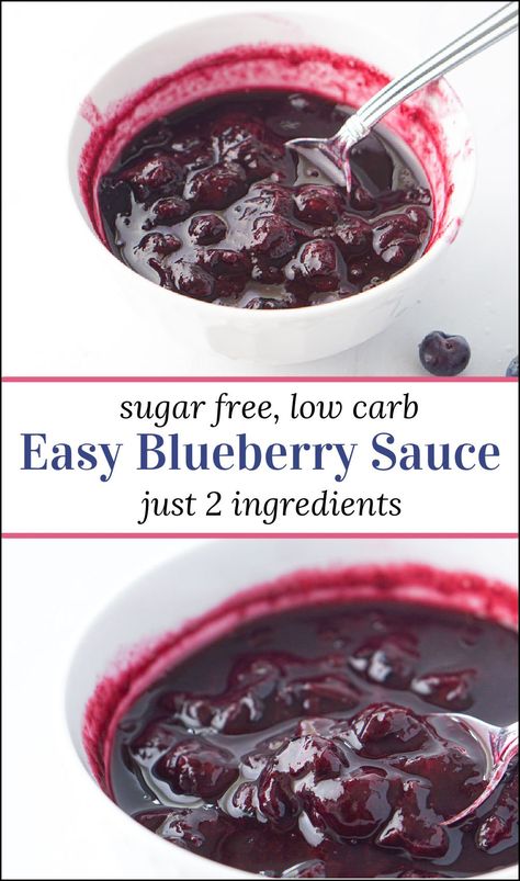 Blueberry Sauce Recipe, Healthy Low Carb Dinner, Dinner Recipes Healthy Low Carb, Easy Low Carb Meals, Keto Blueberry, Keto Sauces, Low Carb Low Fat Recipes, Low Carb Easy, Low Carb Fruit