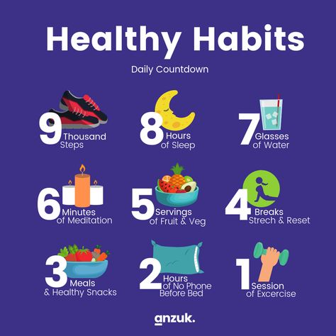 Here are a few healthy habits that you should try to instil in your daily routine! Let us know what you do each day to improve your health... Thanks to @apairandaspare for the inspo 😊 Healthy Snacks Before Bed, Daily Countdown, Flat Belly Fast, Healthy Food Habits, Health Routine, Vintage Pop, Healthy Routine, Health Habits, Healthy Diet Plans