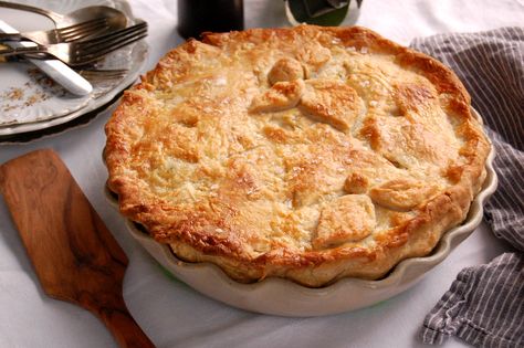 Here's the recipe for our one-and-only homemade deep-dish chicken pot pie with a double butter crust: a comforting casserole stuffed with chicken, vegetables, and creamy, savory flavor. Get this essential recipe -- pure comfort food and one of our best chicken dinner recipes ever. Sunday dinner never tasted so good. . . . . . #sundaydinner #chickenpotpie #chickenpotpierecipe #dinnerrecipes #chickenrecipes Aip Chicken Pot Pie, Aip Chicken, Paleo Chicken Pot Pie, Deep Dish Apple Pie, Fresh Blueberry Pie, Perfect Pie Crust, Ina Garten Recipes, Caramel Apple Pie, Food Network Canada