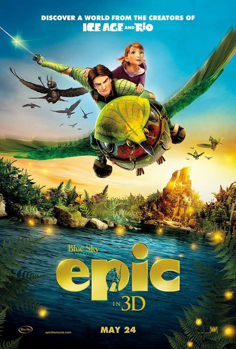 Twentieth Century Fox Animation (presents) Blue Sky Studios (production) House of Cool Studios (Art Department: story) Epic 2013, 3d Cinema, Blue Sky Studios, Epic Film, Christoph Waltz, Epic Movie, Movies And Series, Animation Movie, Movies 2019