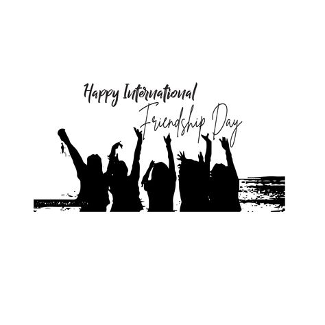 International Friendship Day, Happy Friendship, Happy Friendship Day, Friendship Day, Typography, Quick Saves