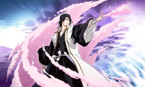 Byakuya Byakuya Kuchiki Senbonzakura, Senbonzakura Bleach, Byakuya Senbonzakura, Bleach Brave Souls Art, Bleach Byakuya Kuchiki, Bleach Byakuya, Watch Bleach, Ulquiorra Schiffer, Bleach Brave Souls