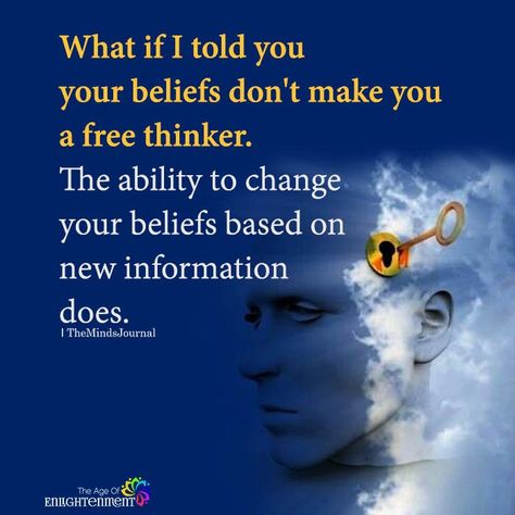 What If I Told You Your Beliefs Don't Make You A Free Thinker - https://themindsjournal.com/what-if-i-told-you-your-beliefs-dont-make-you-a-free-thinker/ Free Thinker Quotes, Cosmic Quotes, Thinker Quotes, Bingo Quotes, Cosmic Connection, Indian Philosophy, Writer Quotes, Core Beliefs, Buddha Quote