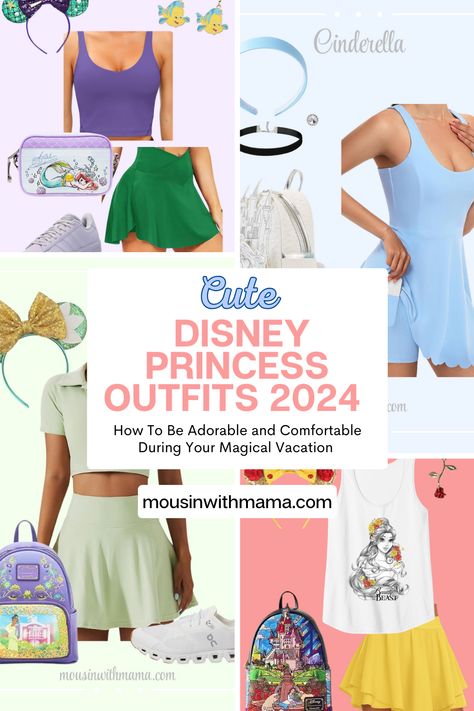 Are you looking for some cute and comfy Disney princess outfit ideas for women? Check out the article where you can find adorable Disney princess outfit inspiration for women and girls.   Disney outfits | Disney princess outfit inspo | Disney princess aesthetic | Disney princess outfits casual Disney Princess Spirit Week Outfits, Disney Bounding Outfits Summer, Run Disney Princess Outfit, Disney Princess Outfits For Disney World, Dress Like A Princess Outfits, Disney Dresses For Women Outfit Ideas, Disney Princess Outfit Ideas For Women, Disney Skirt Outfits Women, Minnie Mouse Outfit Ideas For Women