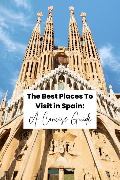 Deciding where to travel in Spain is no easy task, as the list of the best places to visit in Spain seems endless. It’s no overstatement to say that it would take a lifetime to see everything that Spain has to offer. 🇪🇸 But that’s what we’re here for: this article will help you narrow down a shortlist with our recommendations for the best places to visit in Spain for rich cultural heritage, good food, and incredible landscapes.   #VisitSpain #SpainLandscapes #ExploreSpain #SpainTourism Places To Visit In Spain, Travel In Spain, Incredible Landscapes, Spain Tourism, Honeymoon Romance, Zaragoza Spain, Spain Itinerary, Countries In Europe, Spain Vacation