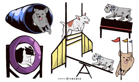 Dog Agility Equipment Design Set #AD , #Affiliate, #AFF, #Agility, #Set, #Design, #Dog Back Ground Iphone, Dog Daycare Design, Puppy Silhouette, Dog Agility Equipment, Rock Garden Ideas, Background Sky, Animal Movement, Daycare Design, Dog Agility