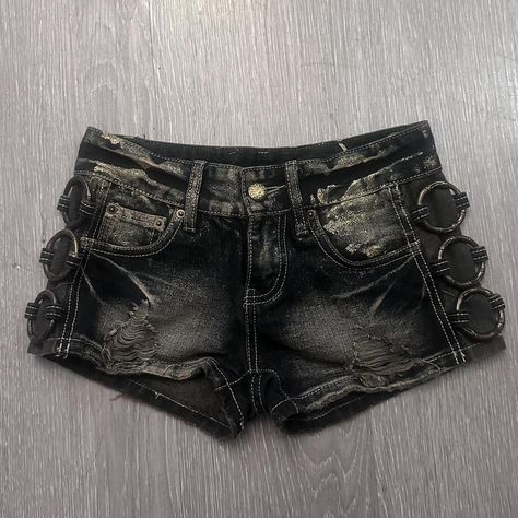 vintage D.I.A Gyaru shorts perfect condition!! Super... - Depop D.i.a Gyaru, Sewing Reference, Girlfriend Clothes, Muddy Buddy, 2010s Fashion, Goth Accessories, Shorts Tutorial, Kawaii Goth, Virtual Stylist