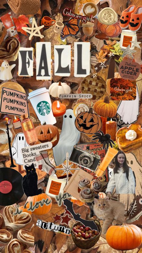 #wallpaper #fall Fall Like Wallpaper, Fall And Halloween Backgrounds, Fall Wallpaper Aesthetic Preppy, Astetic Fall Wallpapers, Helowen Wallpapers, Cute Fall Wallpaper Lockscreen, Cute Fall Vibes Wallpaper, Fall Wallpaper Ipad Collage, Fall Pics For Wallpaper