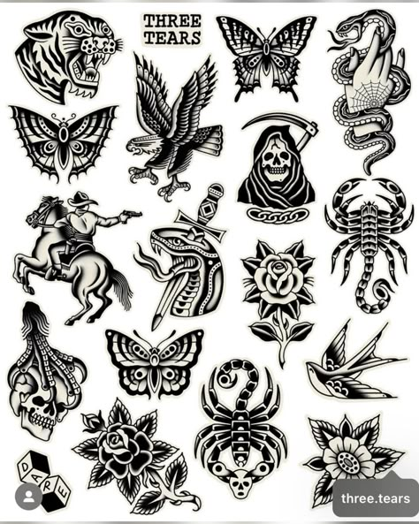 American Traditional Tattoos On Hand, American Traditional Flash Black, Black American Traditional Tattoo Flash, Patch Tattoo Design, Patches Tattoo Design, Trad Flash Sheet, American Traditional Angel, American Traditional Neck Tattoo, Traditional Tattoo Men