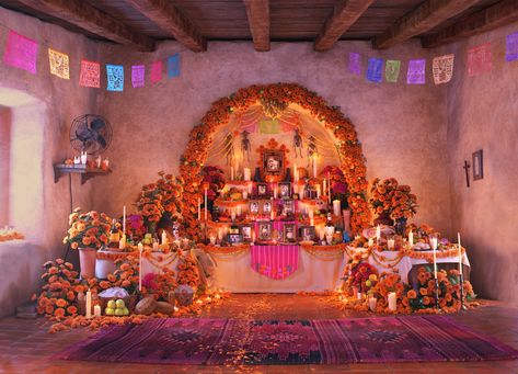 Coco Altar, Trips To Mexico, Rivera Family, Dia De Los Muertos Decorations Ideas, Mexico Day Of The Dead, Mexican Holiday, The Day Of The Dead, Mexico Culture, Cycle Of Life