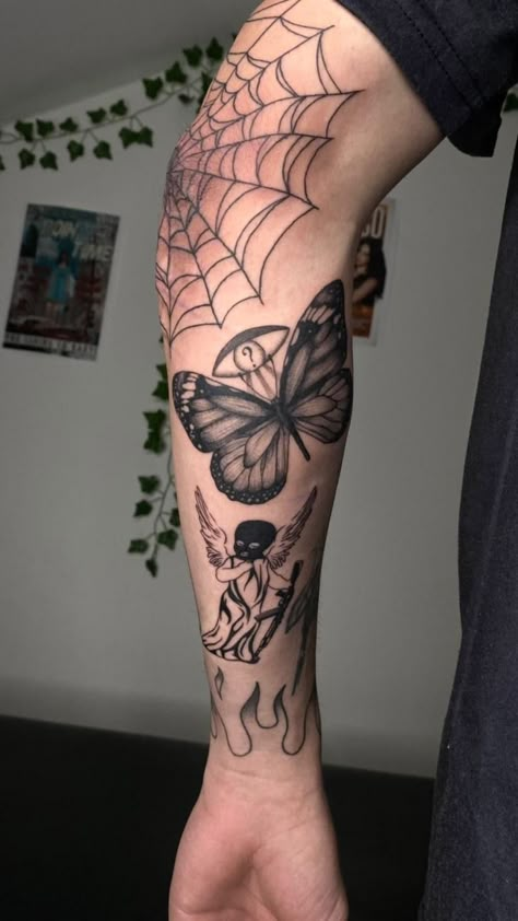 Eye Hand Tattoo, Symbolism Tattoo, Simple Leg Tattoos, Clock Tattoos, Tattoo Machine Tattoo, Tattoo Ideas Unique, Beauty Tattoo, Traditional Style Tattoo, Hidden Tattoos