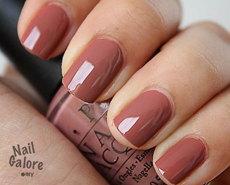 OPI Chocolate Moose - great for Fall... Opi Chocolate Moose, Opi Chocolate, Juicy Nails, Mauve Nails, Her Nails, Opi Nail Polish, Colorful Nail Designs, Gel Nail Designs, Opi Nails