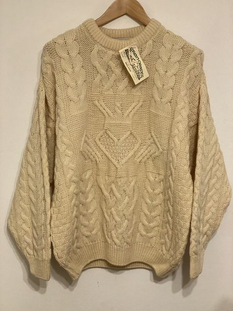 Fisherman's Sweater, Aran Sweaters, Irish Sweater, Aran Sweater, Study Smarter, Fisherman Sweater, Timeless Wardrobe Staples, Lace Sweater, Cable Sweater