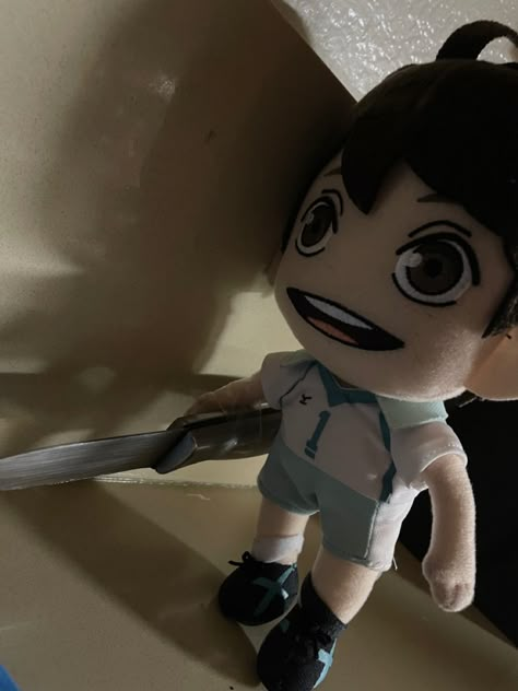 Haikyuu Plushies, Oikawa Plushie, Oikawa Plush, Oikawa Tooru, Haikyuu Funny, Haikyuu Characters, Funny Reaction Pictures, I Love Anime, Cute Toys