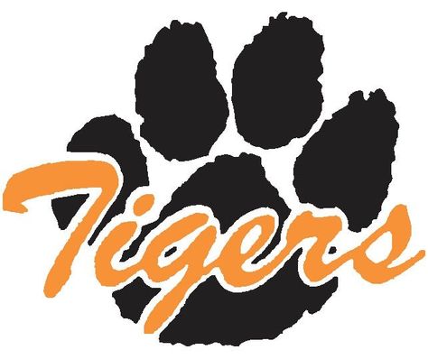 Farmington, MN Tigers (especially girls Basketball) Softball Logos, Career Goal, Wrestling Coach, A Blowout, Tiger Images, Cheerleading Stunt, Cheerleading Hairstyles, Tiger Paw, Silhouette Curio