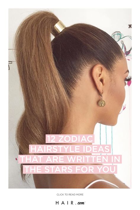 Here are the 12 zodiac hairstyle ideas that will match your sign and stars. Zodiac Signs Hairstyles, Zodiac Hairstyles, Written In The Stars, In The Stars, 12 Zodiac, Hairstyles Easy, Anime Hair, Hairstyle Ideas, Popular Style