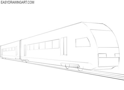 How to Draw a Train Train Graffiti Sketch, Train Illustration Drawing, How To Draw A Train, Train Sketch Simple, Easy Train Drawing, Train Drawing Simple, Transportation Drawing, Train Sketch, Train Graffiti