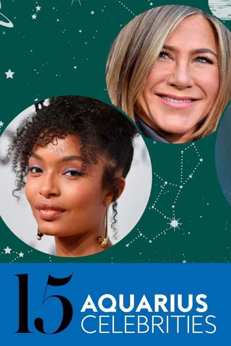 Looking for more insight on the forward-thinking, quirky fixed air sign? Find out below which celebrities are independent, friendly Aquarians.#horoscope #zodiac Aquarius Celebrities Women, Aquarius Celebrities, 90s Haircuts, Jeniffer Aniston, Shirley Chisholm, Harry Style, The Aquarius, Olivia Pope, Aquarius Woman