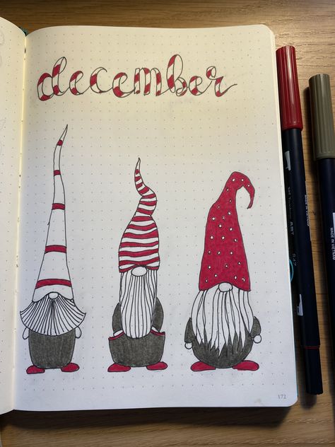 December Scrapbook Ideas, Christmas Title Ideas, Bullet Journal Decembre, Bujo December Cover, December Bujo Theme, December Title Page, December Bujo Cover Page, Bullet Journal December Cover, Christmas Aesthetic Drawing