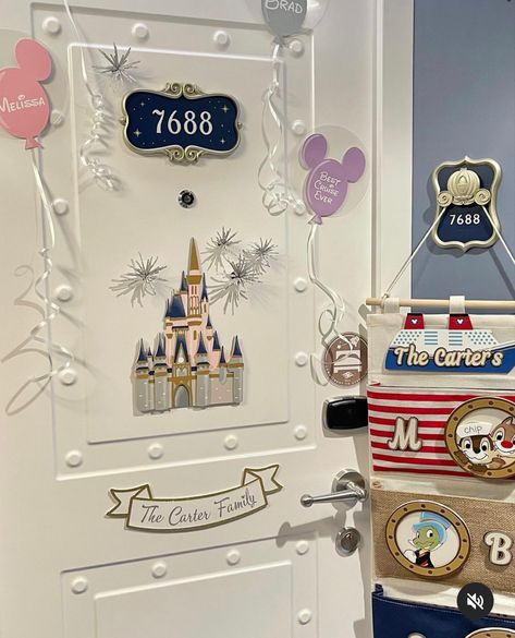 Disney Wish Cruise Ship Door Decorations, Disney Birthday Door Decorations, Disney Door Decorations Cruise, Dcl Door Decorations, Disney Wish Door Magnets, Diy Cruise Door Magnets, Disney Resort Door Decorations, Disney Cruise Decorated Doors, Disney Wish Door Decorations