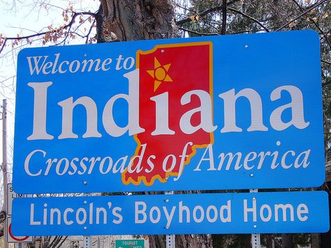 "Back Home, Again, in Indiana." #Indiana #heartland #NotAFarmer #HomeSweetHome #MoreThanCorn Turkey Run State Park, Indiana Basketball, State Signs, Indiana State, Indiana Hoosiers, Indiana University, Beautiful Sights, Beautiful Lakes, Small Towns