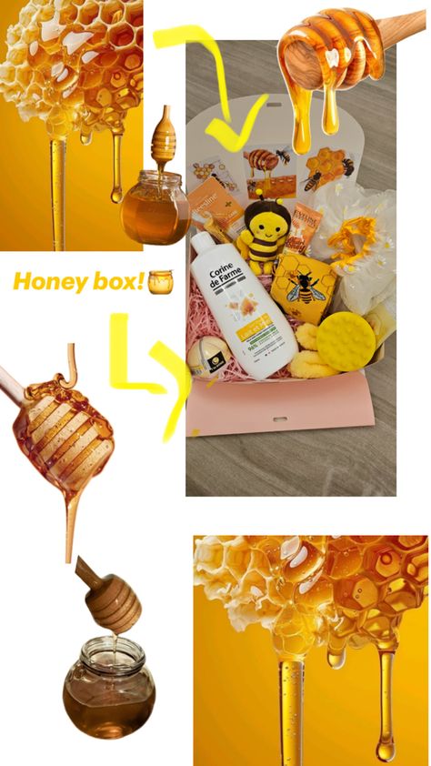 Small business, teen girl gift basket boxes, relax box, honey summer Box Gift Ideas, Basket Ideas, Box Gift, Honey, Small Business, Gift Box, Gift Ideas, Fruit, Gifts